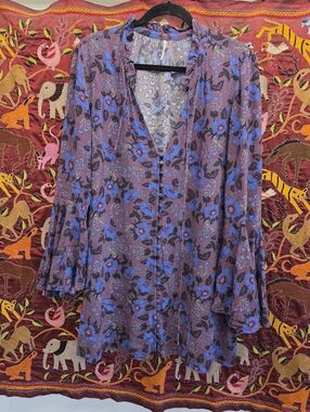 Free People Elegant Blouse Large